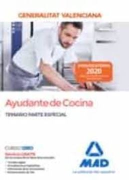 Imagen de Temario parte especial Ayudante de cocina Generalitat Valenciana, 2020