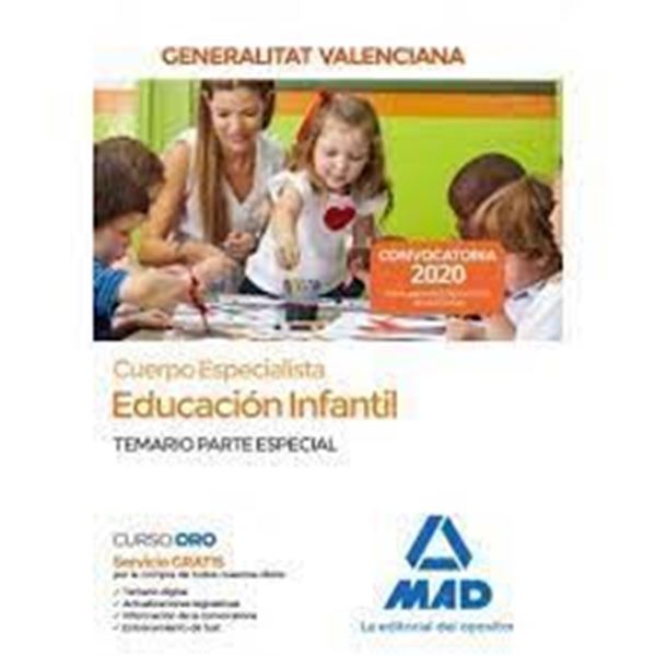 Imagen de Cuerpo Especialista en Educación Infantil de la Administración de la Generalitat Valenciana, 2020 "Temario específico"