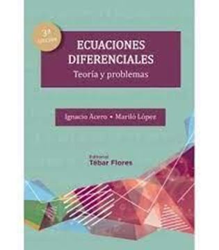 Imagen de Ecuaciones Diferenciales "Teoría y Problemas"