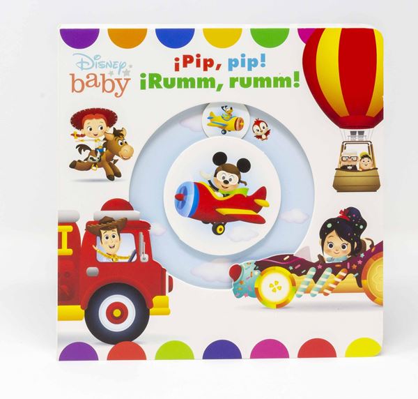 Disney Baby. ¡Pip, pip! ¡Rumm, rumm! "Libro de cartón con mecanismos"