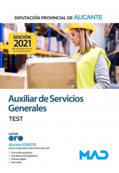 Test Auxiliar de Servicios Generales de Diputación de Alicante, 2021