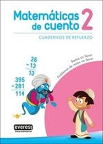 Matemáticas de cuento 2 "Cuadernos de refuerzo. Restas sin llevar. Problemas de restas sin llevar"