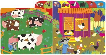 The farm and its animals with flaps