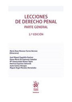 Imagen de Lecciones de derecho penal parte general, 5ª ed, 2021