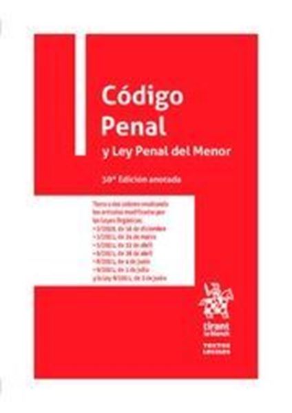 Imagen de Código Penal y Ley Penal del Menor, 30ª ed, 2021