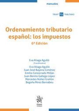 Imagen de Ordenamiento Tributario Español: los Impuestos, 6ª Ed, 2021