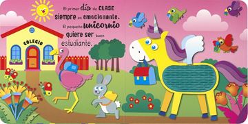 El pequeño unicornio en el colegio