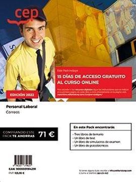 Pack Libros y 15 Dias Curso Online Personal Laboral Correos, 2022