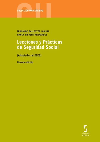 Imagen de Lecciones y prácticas de Seguridad Social, 9ª ed, 2021