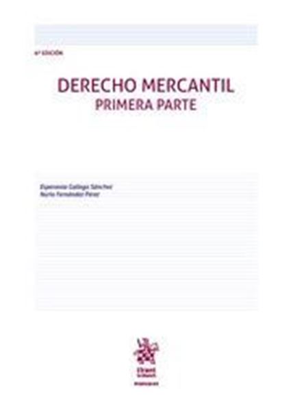 Imagen de Derecho Mercantil. Primera Parte, 6ª Ed, 2022