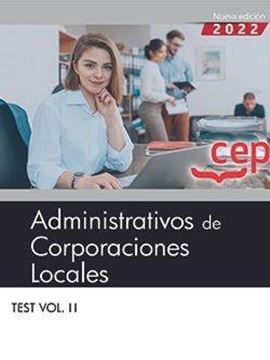Test Vol. II Administrativos de Corporaciones Locales, 2022