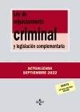 Ley de Enjuiciamiento Criminal y legislación complementaria 39ª, ed. 2022