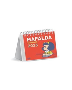 Calendario 2023 Mafalda Escritorio Rojo