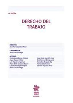 Imagen de Derecho del trabajo, 10ª ed, 2022