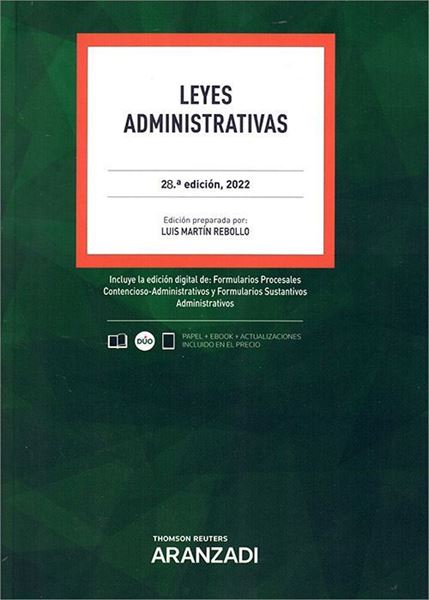 Imagen de Leyes Administrativas, 28ª ed, 2022