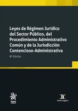Imagen de Leyes de Régimen Jurídico del Sector Público, del Procedimiento Administrativo Común y de la Jurisdicció