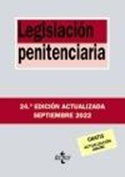 Legislación penitenciaria, 24ª ed, 2022