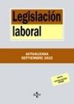 Legislación laboral, 38ª Ed, 2022