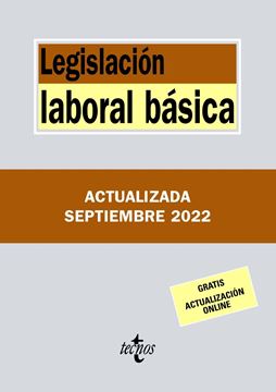 Legislación laboral básica, 15ª Ed, 2022