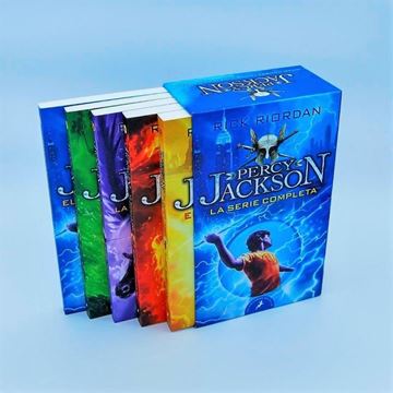 Percy Jackson y los dioses del Olimpo - La serie completa "(pack con: El ladrón del rayo. El mar de los monstruos. La maldición de Titán. La Batalla del Laberinto"