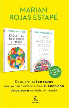 Estuche Marian Rojas "Encuentra tu persona vitamina y cómo hacer que te pasen cosas buenas"