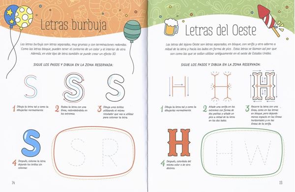 Lettering para niños. Creatividad, mindfulness