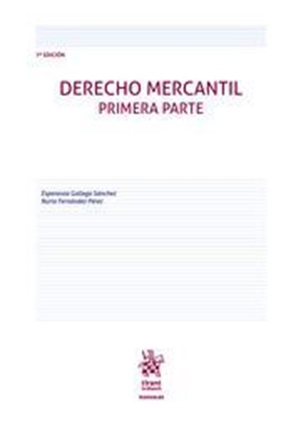 Imagen de Derecho Mercantil, Parte Primera, 7ª Ed. 2023