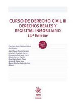 Imagen de Curso de derecho Civil III. Derechos Reales y Registral Inmobiliario, 11ª ed, 2022