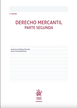 Imagen de Derecho Mercantil. Parte Segunda 5ªEd. 2023