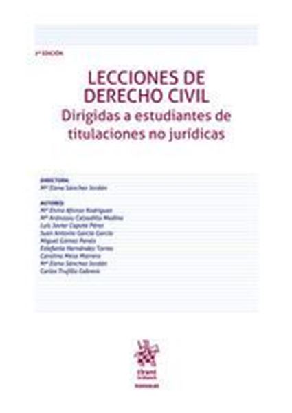 Imagen de Lecciones de Derecho Civil Dirigidas a Estudiantes de Titulaciones no Jurídicas, 2ª Ed, 2023