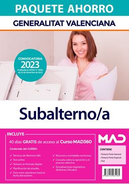 Imagen de Paquete Ahorro Subalterno Generalitat Valenciana, 2023
