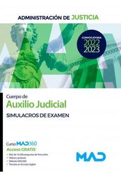 Imagen de Simulacros de examen Cuerpo de Auxilio Judicial Administración de Justicia, 2022-2023