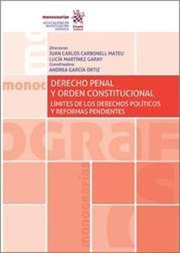 Imagen de Derecho penal y orden constitucional. Límites de los derechos politicos y reformas pendientes