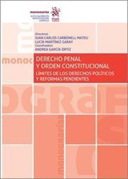 Imagen de Derecho penal y orden constitucional. Límites de los derechos politicos y reformas pendientes