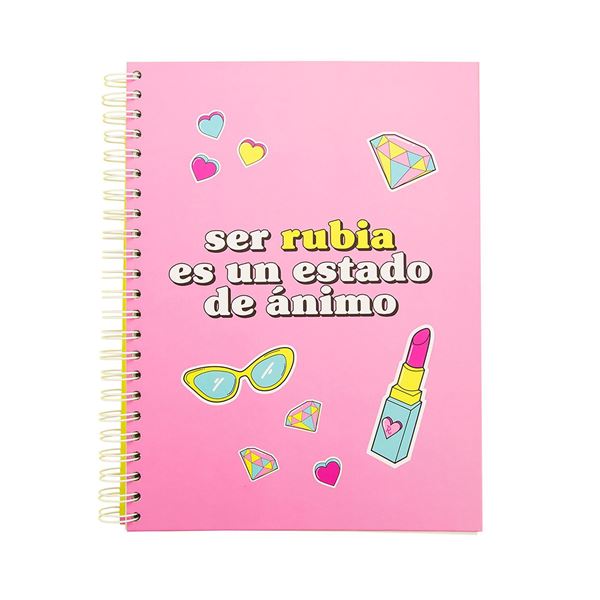 Imagen de Libreta A4 la Vecina Rubia. Ser Rubia