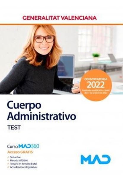 Imagen de Test Cuerpo Administrativo Generalitat Valenciana, 2023