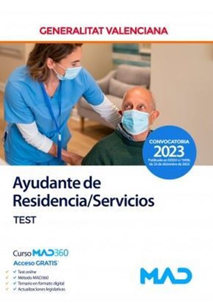 Imagen de Test Ayudante de Residencia/Servicios Generalitat Valenciana, 2023