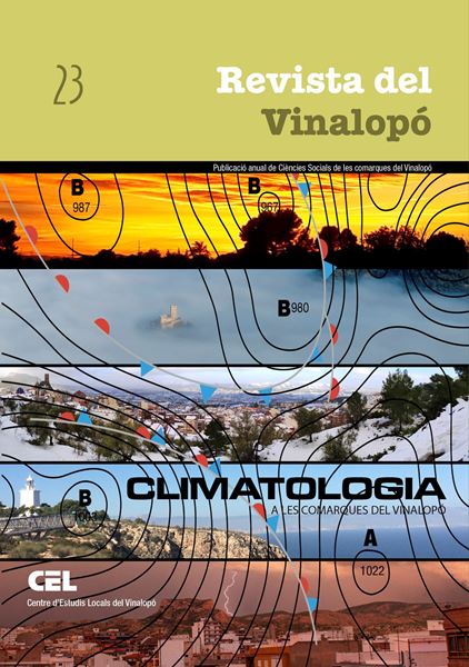 Imagen de Revista del Vinalopó Nº 23 "Climatología a les comarques del Vinalopó"