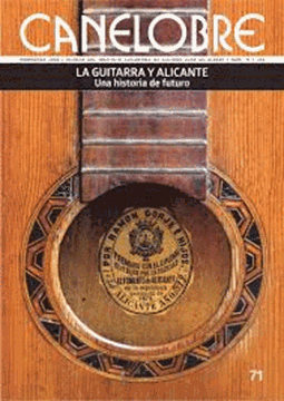 Imagen de Canelobre núm. 71 La Guitarra y Alicante. Una historia de futuro, 2020
