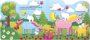 Unicornios "Libro puzle con 12 piezas"