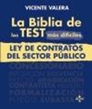 La BIBLIA de los Test más difíciles de la Ley de Contratos del Sector Público, 2023