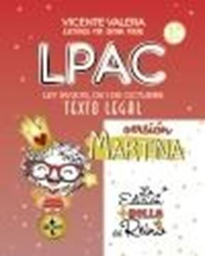 LPAC versión Martina, 5ª ed, 2023 "Ley 39/2015, de 1 de octubre, del Procedimiento Administrativo Común de"