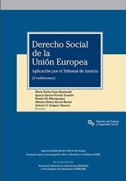 Derecho social de la Unión Europea (3 Tomos)