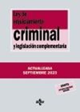 Ley de Enjuiciamiento Criminal y legislación complementaria, 41ª ed, 2023