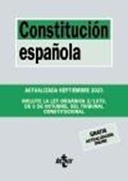 Constitución Española, 27ª ed,  2023 "Incluye la ley orgánica 2/1979, de 3 de octubre, del Tribunal Constitucional"