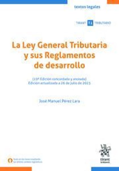 Imagen de Ley General Tributaria y sus Reglamentos de Desarrollo, 19ª Ed, 2023