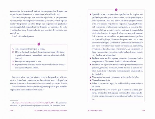 Las 10 claves para una longevidad saludable "Prepárese para vivir mejor más años"