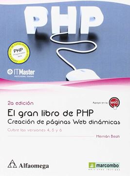 El gran libro de PHP: creación de paginas web dinámicas