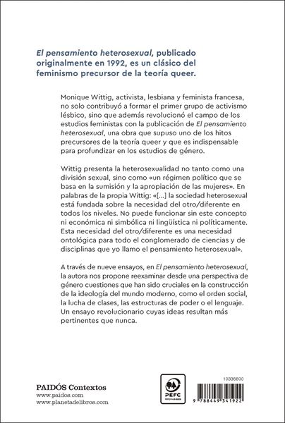 Pensamiento heterosexual, El "y otros ensayos"