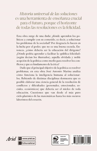 Historia universal de las soluciones "En busca del talento político"